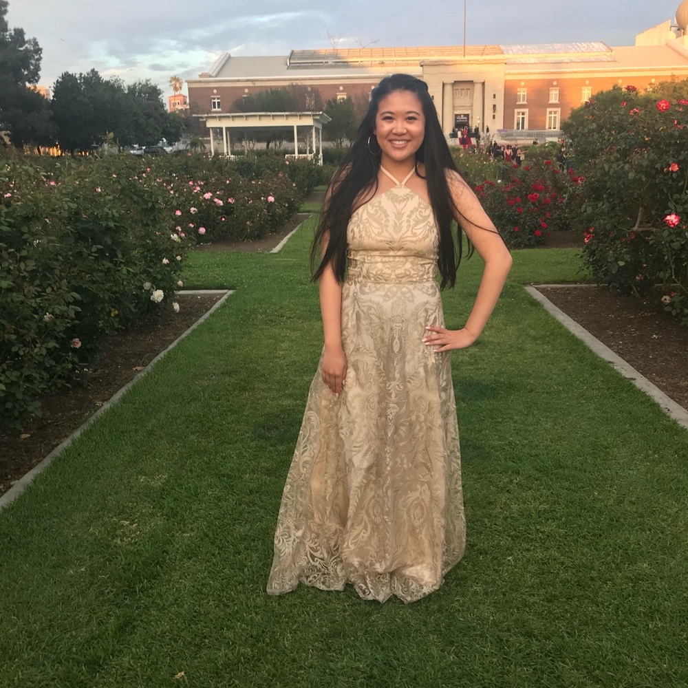 Gold Prom Dress